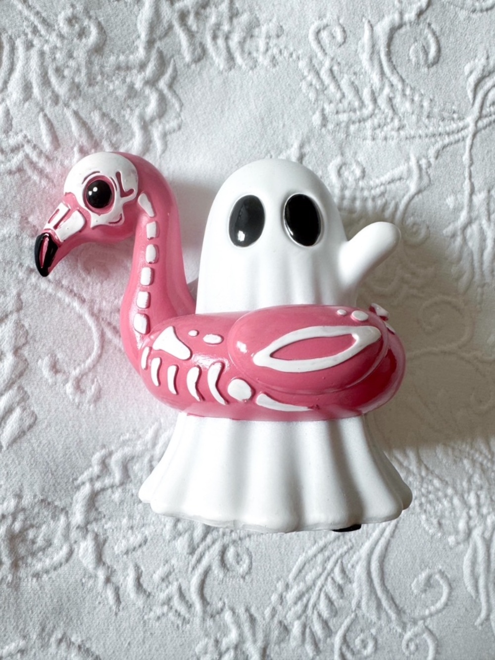 2026 spirit spencers summerween ghost flamingo float tabletop statue sold out!